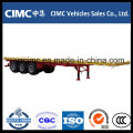 Cimc 3 Axles 40FT 50 Ton Контейнер с бортовым полуприцепом